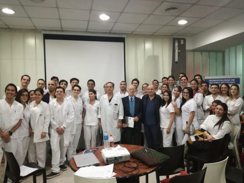 Gran concurrencia de médicos residentes del hospital Dr. Federico Abete